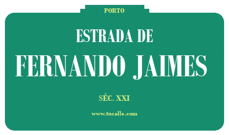 cartel_de_estrada-de-FERNANDO JAIMES _en_oporto